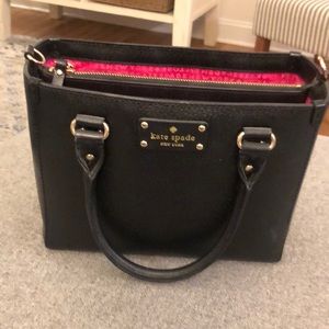 Black Kate Spade Leather Handbag